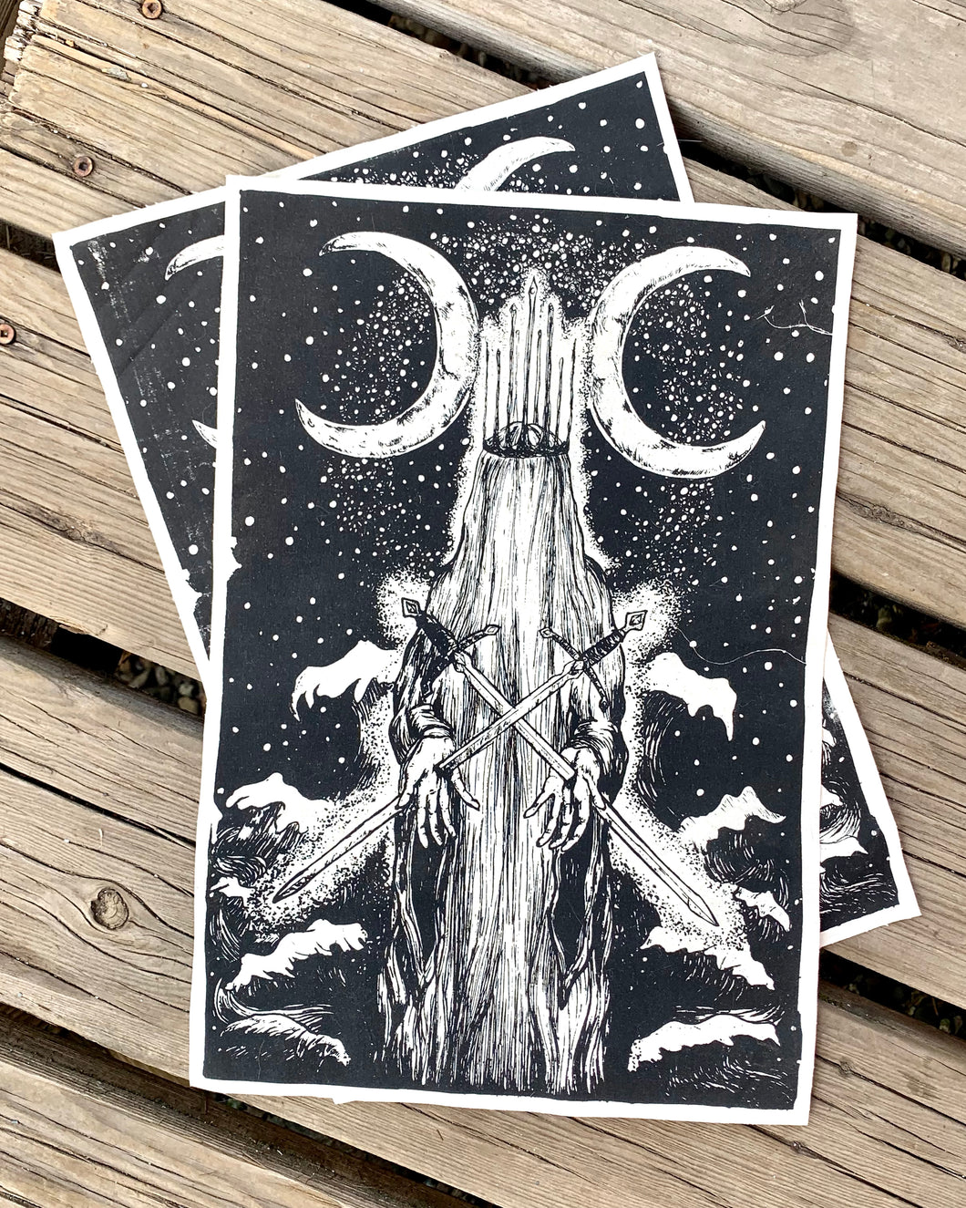TWO OF SWORDS BACK PATCH